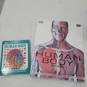 The Human Body, 2 Hardback Books, Excellent Reference Books and Study Tools